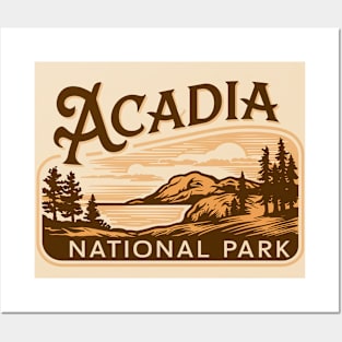 Acadia National Park Vintage Posters and Art